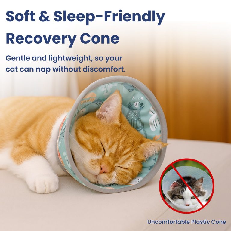 Adjustable Dog & Cat Recovery Collar Soft Cone